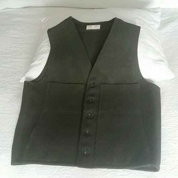 Filson vest 100%Virgin wool - Picture 3 of 4